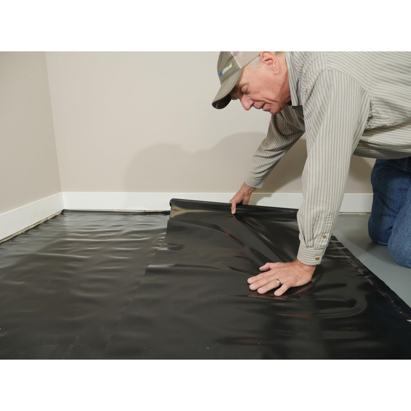 MB12X25300 Block Roll of 6 mil Moisture Barrier Polyethylene Underlay