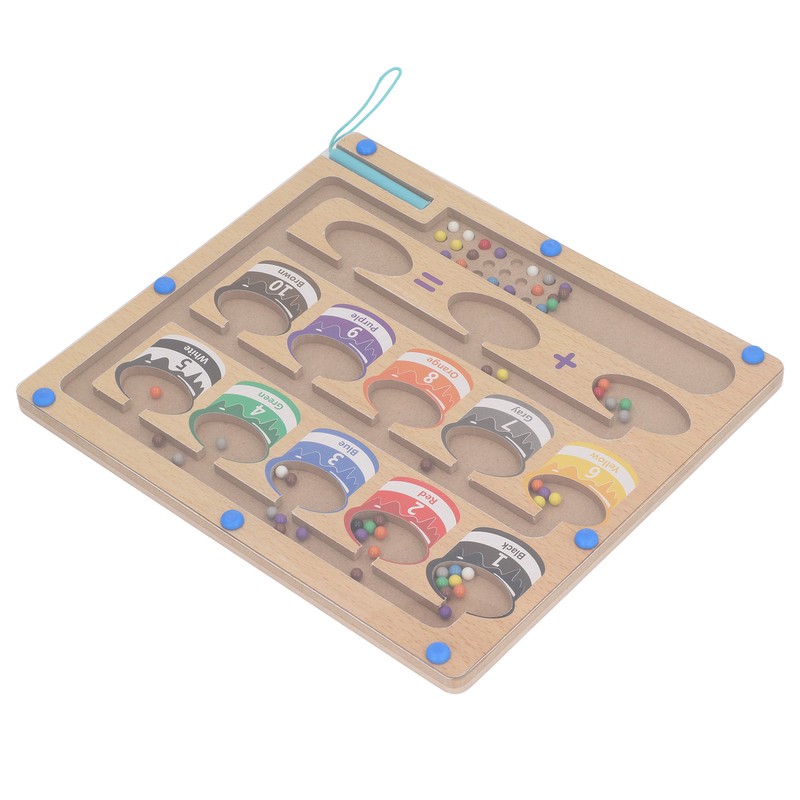 2 in 1 Magnetic Color and Number Maze Early Educational