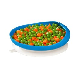 SP Ableware 64215 Scooper Plate with Suction Cup Base