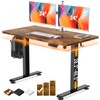 Veken 47.2" Standing Desk Electric, Height Adjustable Sit Stand Up,