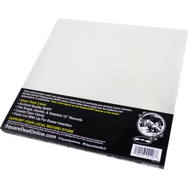 12" LP Record Outer Sleeves Premium 2.5mil Thick Archival Quality, Super Clear - 12SB025 (100)