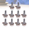 SUPVOX 10pcs A50k Full Size Bass Pots Potentiometer Long Knurled