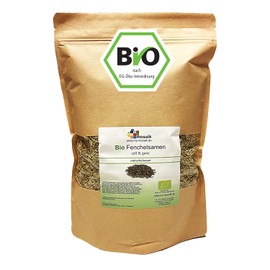 my-mosaik Organic Fennel Whole Sweet - as Spice or Tea - Fennel Seeds - Bottled in Germany (500 g)