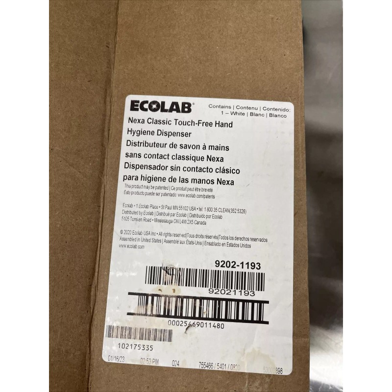 Ecolab Nexa Classic Touch Free Hand Hygiene Dispenser - 92021193