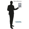 Europel A4 folding frame with 20 mm aluminium profile, hinged