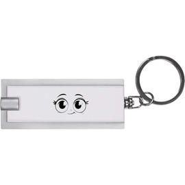 Azeeda 'Cute Big Eyes ' Keyring LED Torch (KT00038598)
