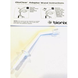 BIONIX Bionic Otoclear Waterpik 1pc Adapter Wand & 4pcs Ear Irrigation Tips Value Pack