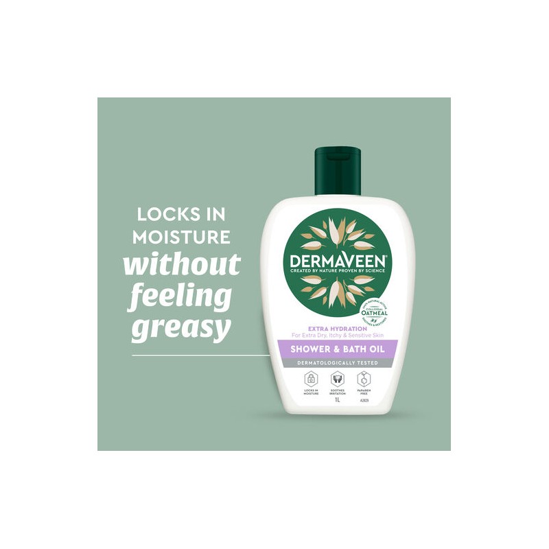 DermaVeen Extra Gentle Shower & Bath Oil