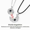 Collar Magnético para Parejas de Sol Y, 100 Idiomas, Colgante