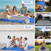 WLHFDC Picnic Blanket with 4 Attachment Corners, Ultralight Portable Beach