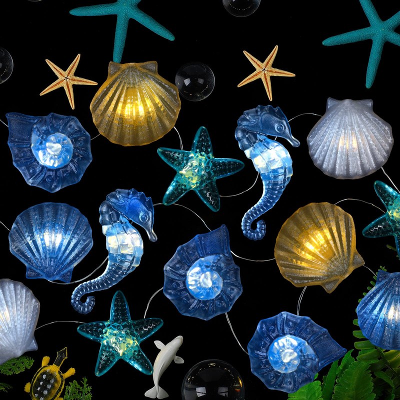 Xuhal 2 Sets Total 20 FT 60 LED Ocean Decor