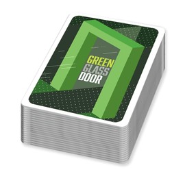 moses 90182 Green Glas Door, Exciting Puzzle Game for Social Media Trend, Cooperative and Competitive Word Search Game, Word Puzzle Challenge for Quick Thinkers from 12 Years and 2-8 Players, Yellow