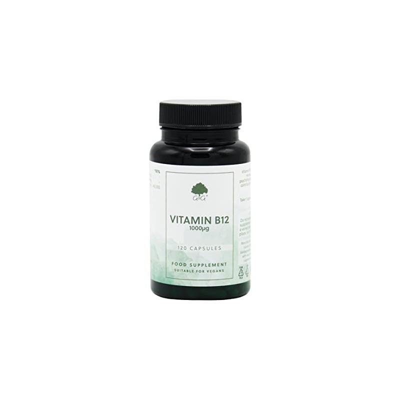 Vitamin B12 Capsules | 1000µg Vitamin B12 per Capsule |