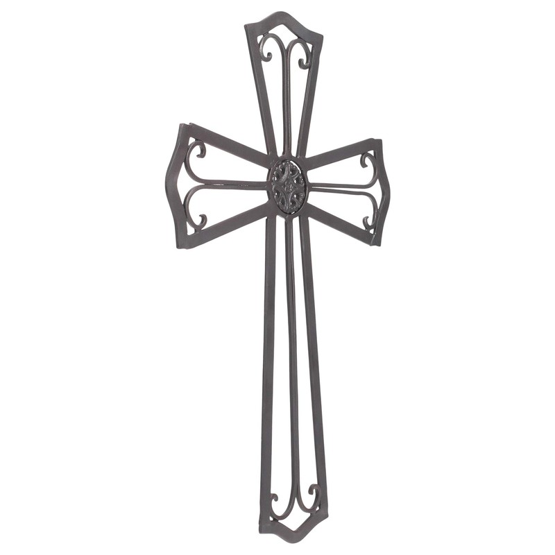 Dicksons Medallion Open Black 18 Inch Metal Decorative Hanging Wall