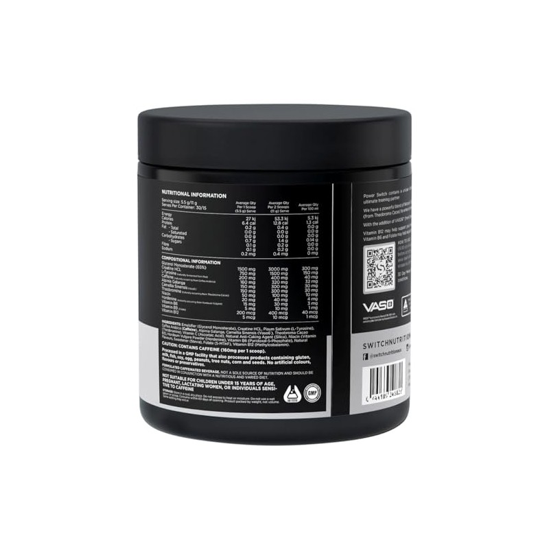 Switch Nutrition Power Switch Mango Pineapple Performance Energy Blend 165