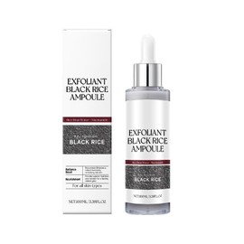 Exfoliante De Arroz Blanco Y Negro, Ampolla De Arroz Premium, Solución Exfoliante Hidratante Para Rostro Y Cuerpo, Para Todo Tipo De Piel (1 Unidad...