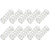 PATIKIL 10pcs 304 Stainless Steel Mechanical Extension Spring Spring 0.8mm