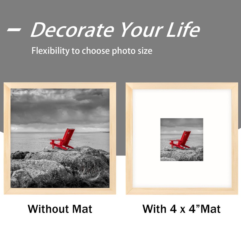 8x8 (20 x 20 cm) Photo Frames Display 4x4 Photos