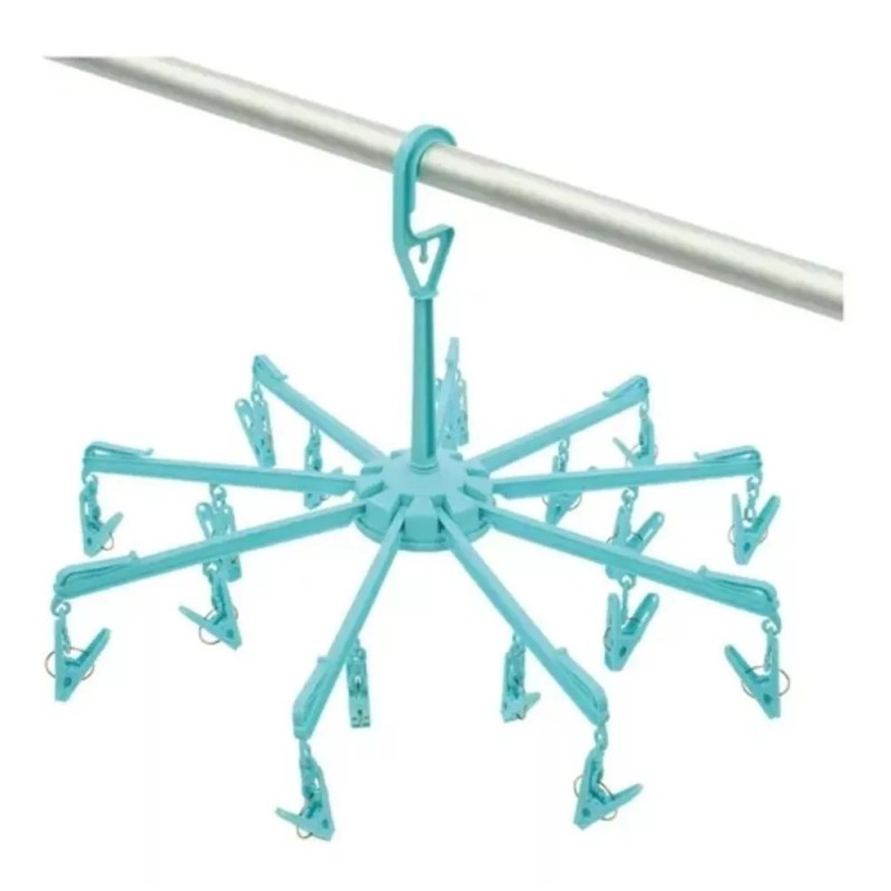 Misore Gancho Giratorio Con 18 Pinzas Percha Ropa Calcetines