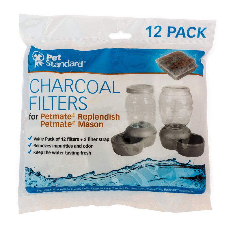 Filters for Petmate Replendish and Petmate Mason Pet Fountains, Pack