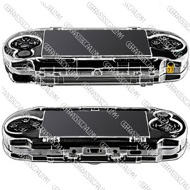 GRASSCALM PSP フルカバー ハードシェルケース PSP1000 用 透明 クリア 画面保護 落下防止 衝撃吸収 軽量 PC素材