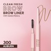 Covergirl Clean Fresh Brow Nano, 300 Auburn, Eyebrow Pencil, Ultra-Precise
