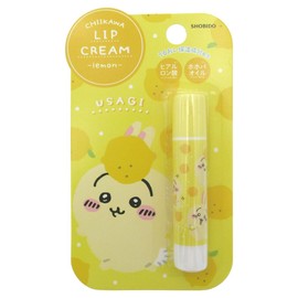 Shobido Chiikawa Lip Balm, Rabbit, Lemon Scent, 467178, Twitter LINE Stamp, Small and Cute