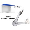 Lid Support Hinge, Heavy Duty Lid Stay Hinges with Soft