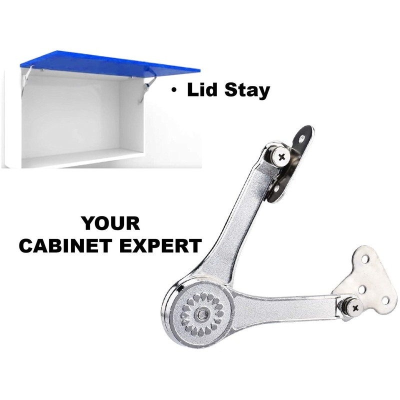 Lid Support Hinge, Heavy Duty Lid Stay Hinges with Soft