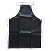 Black PVC Leather Apron, Black