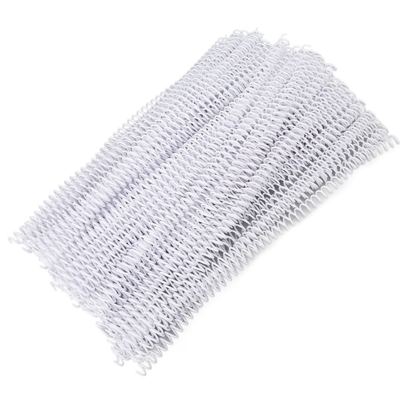 100PCS Spiral Binding Coils 48 Loops 4:1 Pitch A4 Paper