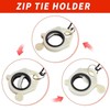 2Pcs Zip Ties Organizer Holder, Cable Tie Organizer Holder Glow