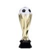 SHOP AWARDS AND GIFTS Customizable 12 Inch Plastic World Cup Soccer Trophy on a Black Base, Includes Personalization