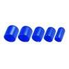 sourcing map 25pcs Round Rubber End Caps 6mm 9mm 12mm