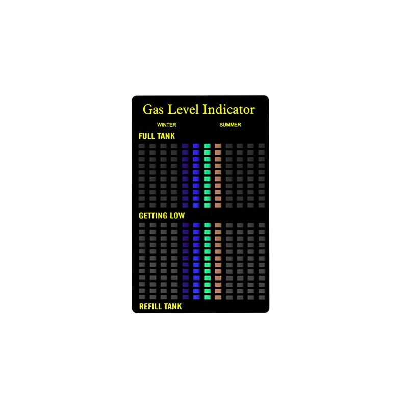 TFA Dostmann 98.1127 Magnetic Gas Bottle Level Indicator Reusable Easy