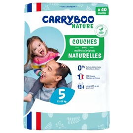 Carryboo Nature Couches Naturelles 40 Couches Size 5 (12-25 kg)