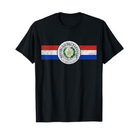 PARAGUAY FLAG SPORTS ATHLETIC JERSEY STYLE TOP T-Shirt