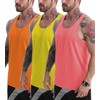 Tank Tops Men Y-Back Muscle 3 Pack Dry Fit Sleeveless