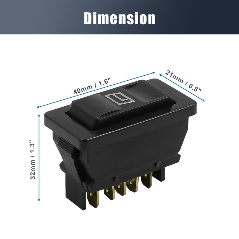 sourcing map Electric Window Regulator Switch Universal Pack of 4