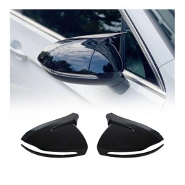 OMAC Mirror Cover Caps for Mercedes W213 W205 AMG GT C190 GLA GLB GLC Gloss Black