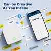 DETONGER Label Maker Machine with Tape P0 Rechargeable Bluetooth Mini
