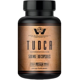 OPEN WORLD ORGANICS TUDCA - 500 MGS Per Serving - 60 Servings Per Bottle - Open World Organics