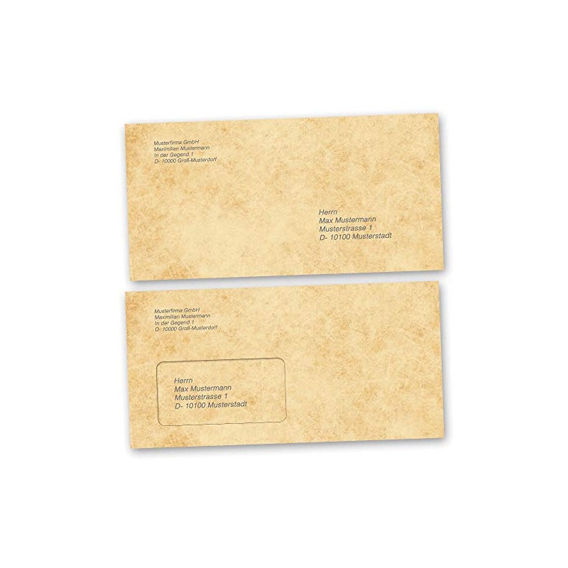 Envelopes Antique & History, History 10 Envelopes (without Window) DIN