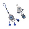 2pcs Blue Eye Owl Ornament Good Luck Attract Wealth Fashionable