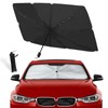 Sonnenschutz Auto Frontscheibe 140×80cm, Windschutzscheibe Sonnenschutz Faltbar, Car Umbrella Sun