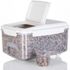 LivLab Mker 10 lbs Cereal Containers Storage - Airtight Flour
