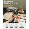 ROKR 3D Wooden Puzzles for Adults,Wooden Music Box Kits-Cello Wood
