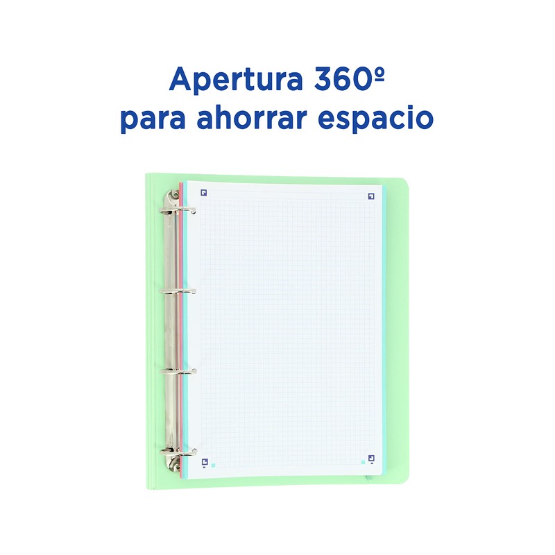 Oxford Live & Go 4 Ring Binder Polyfoam with Refill