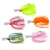 GEDEUBAN 5 PCS Chatter Bait Fishing Lures, Fishing Hooks for