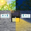 2-Pack Outdoor Solar Motion Lights - 3 Modes/100 LED Wireless,
